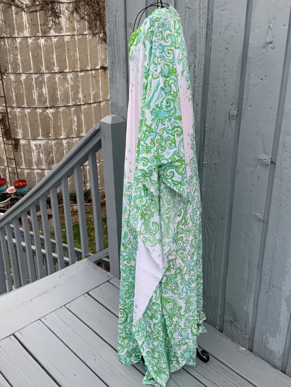 Lilly Pulitzer Marilla Silk Maxi Caftan (Brand New w/tags) Size L/XL - Picture 5 of 8